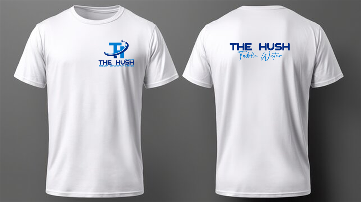 The Hush branded apparel